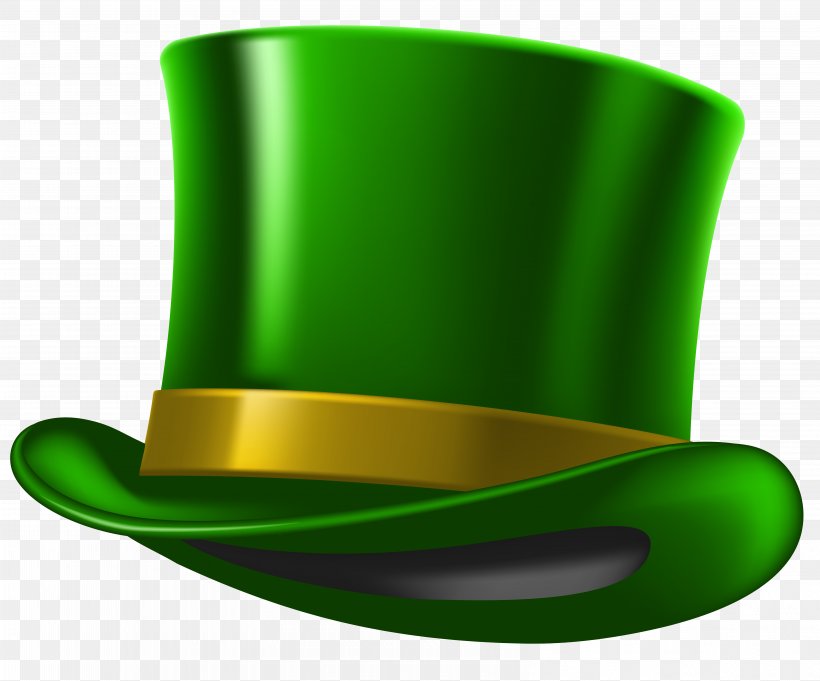 Green St Patricks Day Hat Clipart Image, PNG, 6334x5263px, Ireland, Clothing, Costume, Cylinder, Grass Download Free