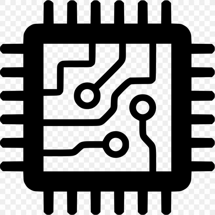 Integrated Circuits & Chips Central Processing Unit Computer Hardware Clip Art, PNG, 981x982px, Integrated Circuits Chips, Area, Black And White, Brand, Central Processing Unit Download Free