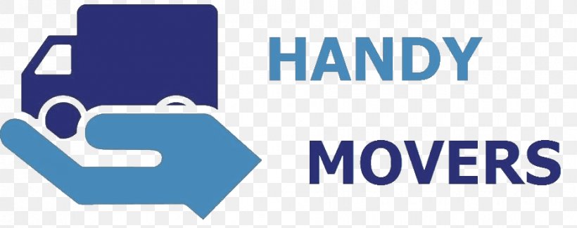 Logo Graphic Designer Handy Movers, PNG, 930x368px, Logo, Area, Blue, Brand, Business Download Free
