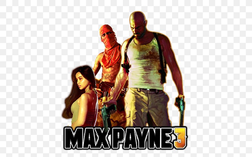 Max Payne 3 Infamous 2 PlayStation All-Stars Battle Royale, PNG, 512x512px, Max Payne 3, Action Figure, Aggression, Album Cover, Film Download Free