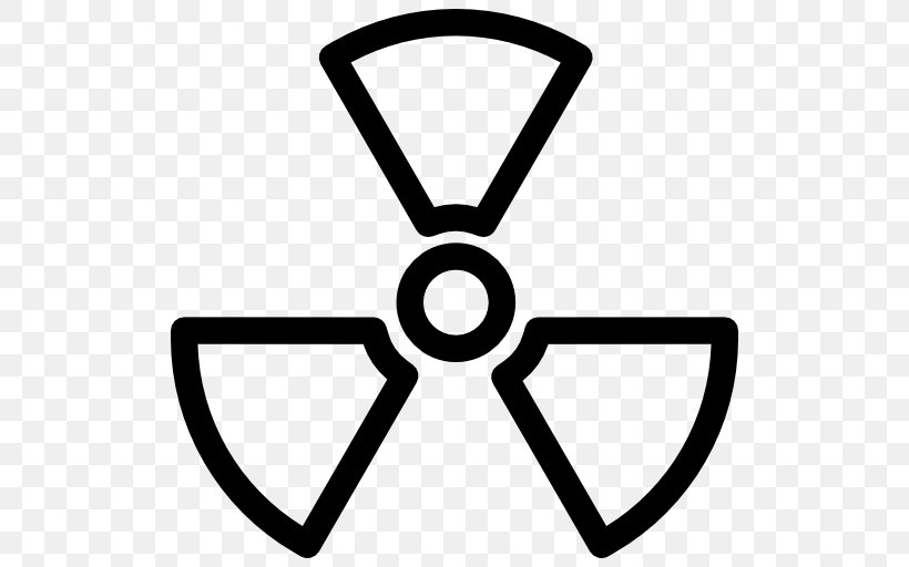 Radioactive Waste Radioactive Decay Radiation Nuclear Power, PNG, 512x512px, Radioactive Waste, Area, Biological Hazard, Black And White, Body Jewelry Download Free