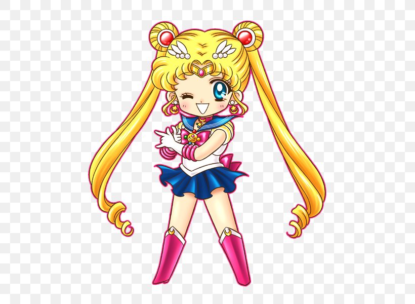 Sailor Moon Chibiusa Sailor Venus ChibiChibi, PNG, 600x600px, Watercolor, Cartoon, Flower, Frame, Heart Download Free