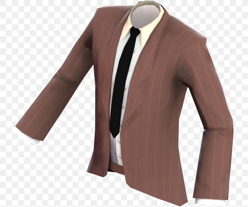 Team Fortress 2 Casual Attire Clothing Smooth Criminal Business Casual, PNG, 728x683px, Team Fortress 2, Blazer, Brown, Business Casual, Button Download Free