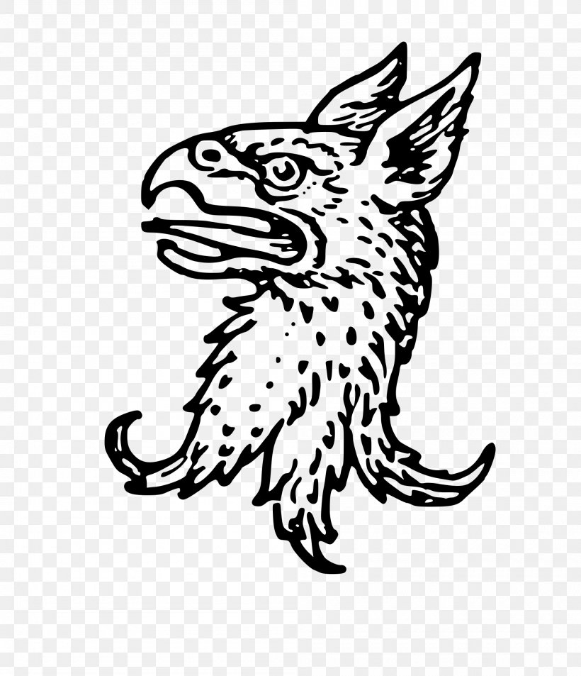 Clip Art Heraldry Whiskers Stock Photography Griffin, PNG, 2000x2326px, Heraldry, Art, Blackandwhite, Cat, Coloring Book Download Free