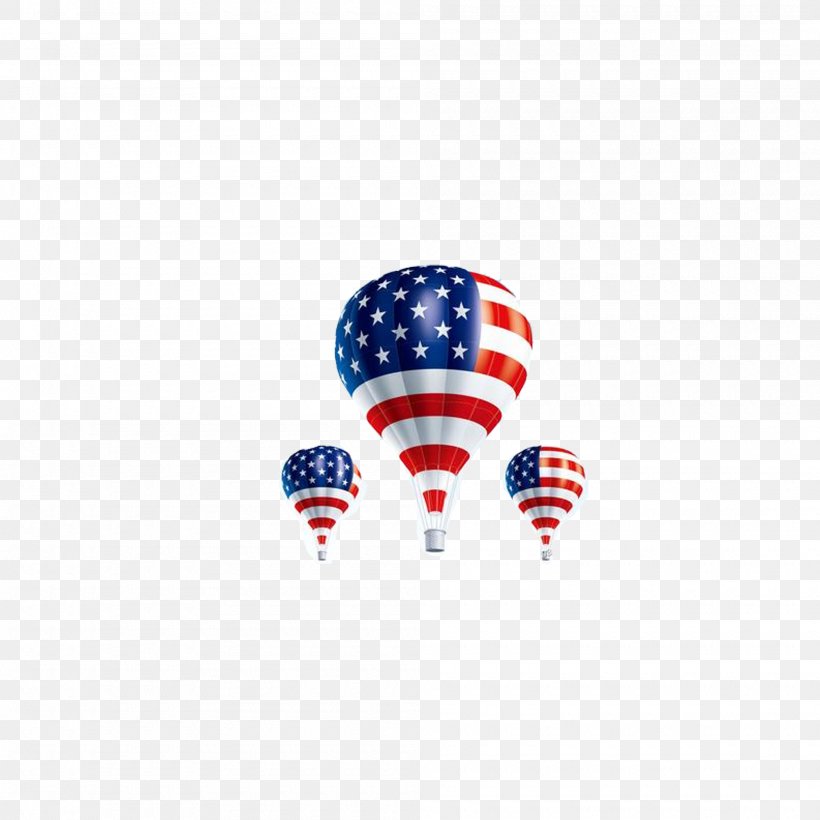 Flag Of The United States Hot Air Balloon, PNG, 2000x2000px, United States, Balloon, Flag, Flag Of The United States, Hot Air Balloon Download Free