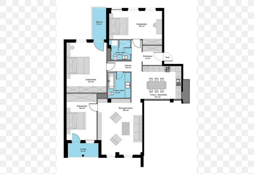 Floor Plan Furniture, PNG, 573x563px, Floor Plan, Area, Diagram, Elevation, Floor Download Free