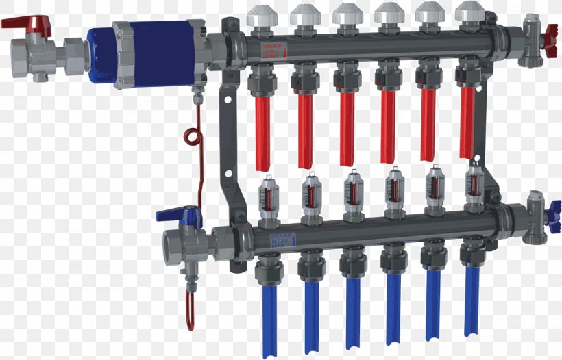 Hydronic Balancing Heizkreisverteiler Underfloor Heating Flächenheizung Hydraulics, PNG, 1148x737px, Hydronic Balancing, Altbau, Auto Part, Building, Cylinder Download Free