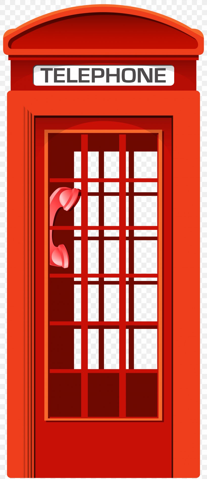 Telephone Booth Telephony Red Telephone Box Clip Art, PNG, 3459x8000px, Telephone Booth, Area, Image File Formats, Outdoor Structure, Red Download Free