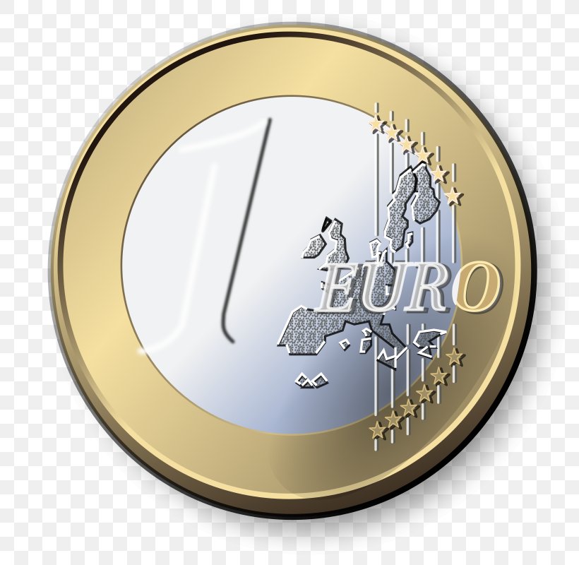 1 Euro Coin Clip Art, PNG, 800x800px, 1 Cent Euro Coin, 1 Euro Coin, 2 Euro Coin, Brand, Coin Download Free