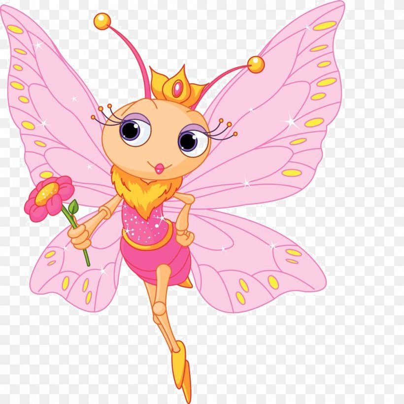 Butterfly Cartoon Royalty-free Clip Art, PNG, 1000x1000px, Butterfly, Art, Cartoon, Fairy, Fictional Character Download Free