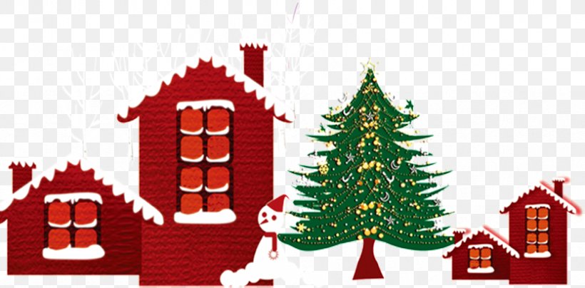 Christmas Tree House Snowman, PNG, 834x411px, Christmas Tree, Advent Calendar, Brand, Christmas, Christmas Decoration Download Free