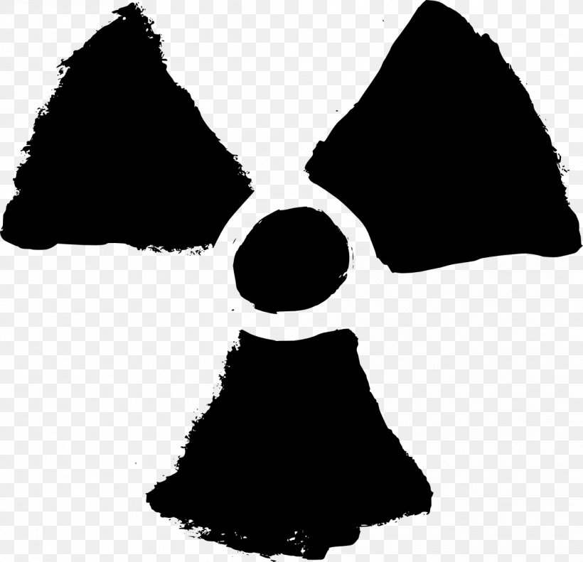 Vector Graphics Radioactive Decay, PNG, 1217x1175px, Radioactive Decay, Blackandwhite, Costume Accessory, Fictional Character, Hazard Symbol Download Free