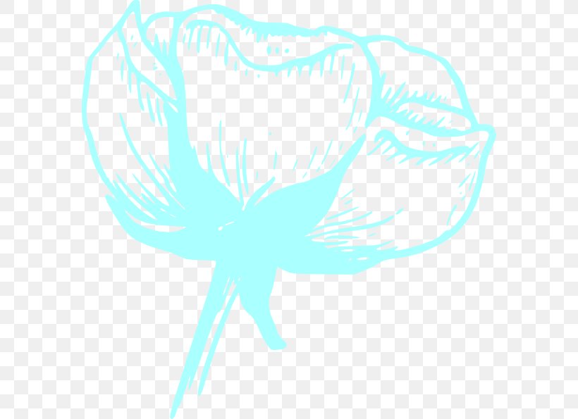 Drawing Flower Light Blue Clip Art, PNG, 588x595px, Watercolor, Cartoon, Flower, Frame, Heart Download Free