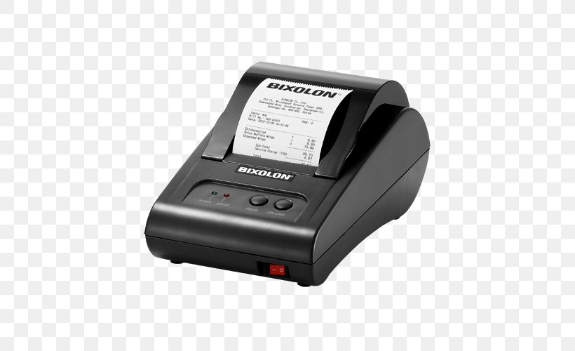 Paper Point Of Sale Thermal Printing Printer BIXOLON, PNG, 500x500px, Paper, Barcode Printer, Battery Charger, Electronic Device, Electronics Accessory Download Free