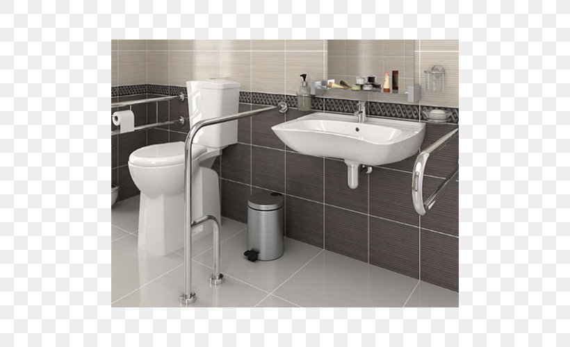 Toilet Disability Sink Ceramic Bathroom, PNG, 500x500px, Toilet, Bathroom, Bathroom Sink, Building Materials, Ceramic Download Free