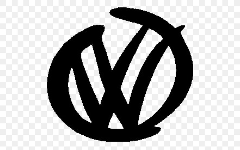 Volkswagen Beetle Car Volkswagen Caddy Van, PNG, 512x512px, Volkswagen, Black And White, Bumper Sticker, Campervan, Car Download Free