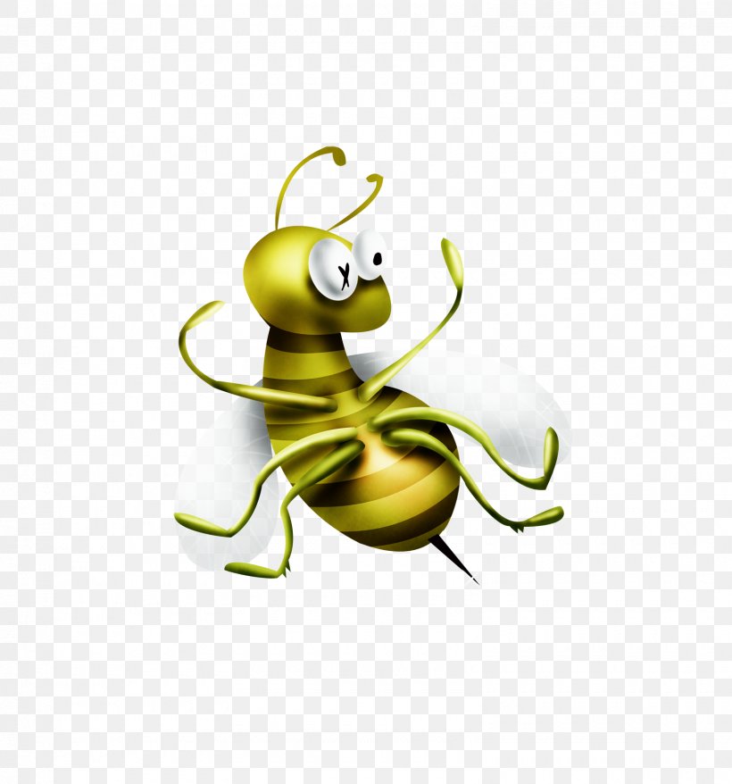 Bee Clip Art, PNG, 1580x1692px, Bee, Apidae, Arthropod, Cartoon, Insect Download Free