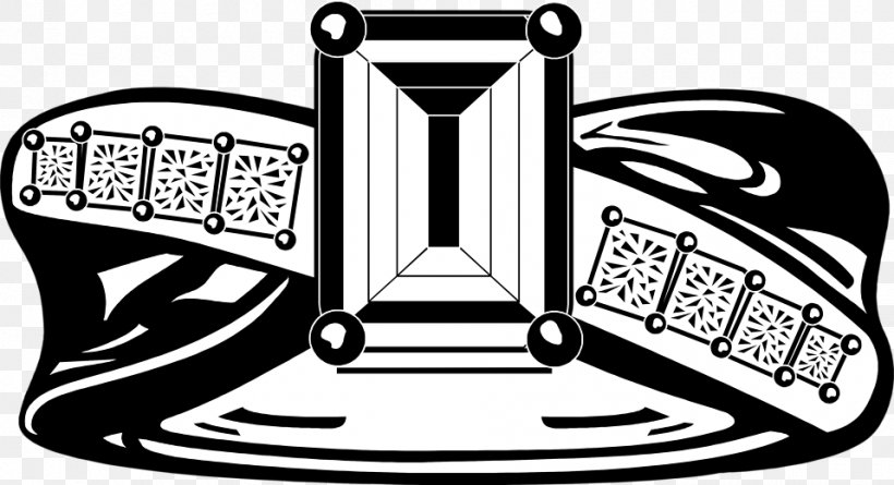 Ring Illustration Black Gold Vector Graphics, PNG, 958x520px, Ring, Area, Black, Black And White, Blue Diamond Download Free