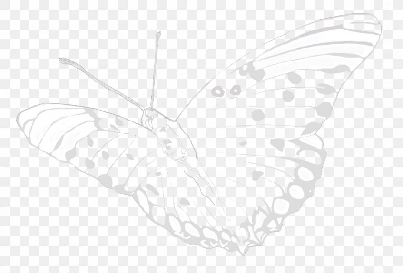Brush-footed Butterflies Moth Butterfly Sketch, PNG, 1282x869px, Brushfooted Butterflies, Artwork, Black And White, Brush Footed Butterfly, Butterfly Download Free