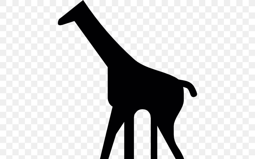 Clip Art, PNG, 512x512px, Northern Giraffe, Animal, Black, Black And White, Giraffe Download Free