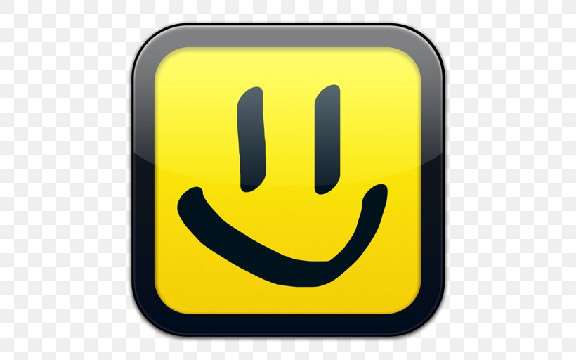 Emoticon Text Smiley Yellow, PNG, 512x512px, Smiley, Email, Emoticon, Login, Plain Text Download Free