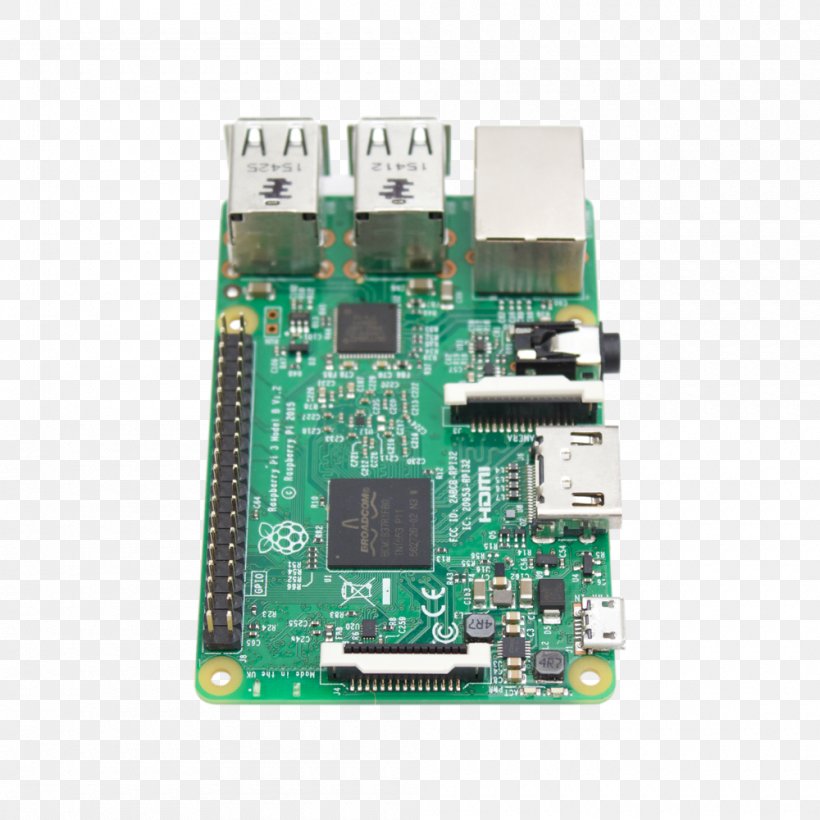 Microcontroller TV Tuner Cards & Adapters Raspberry Pi 3 Computer, PNG, 1000x1000px, Microcontroller, Circuit Component, Computer, Computer Component, Controller Download Free