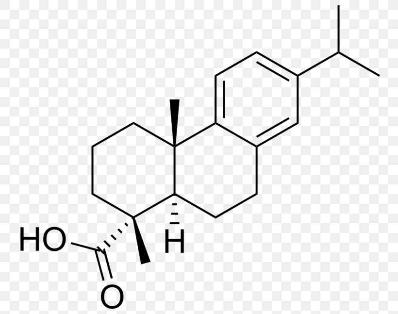 Resin Acid Levopimaric Acid Abietic Acid Chemistry, PNG, 768x647px, Acid, Abietane, Abietic Acid, Area, Black And White Download Free
