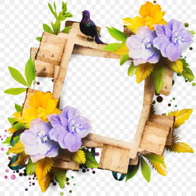 Spring Flowers Frame, PNG, 1024x1024px, Floral Design, Branch, Cut Flowers, Flower, Lavender Download Free
