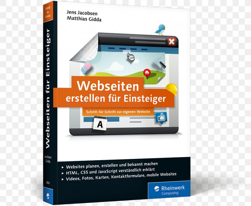 Das Website-Handbuch: Programmierung Und Design Web Design Book Web Page, PNG, 974x800px, Web Design, Book, Brand, Ebook, Home Page Download Free