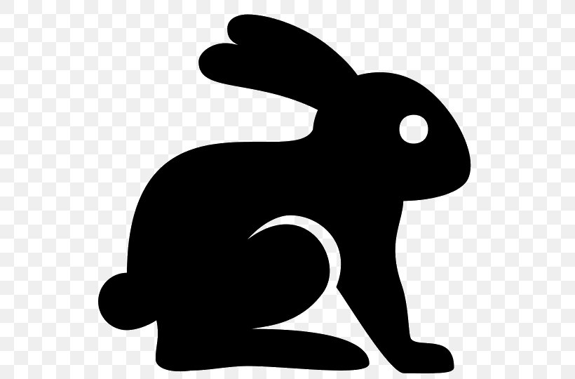 Domestic Rabbit Easter Bunny Clip Art, PNG, 540x540px, Domestic Rabbit, Black And White, Carnivoran, Dog Like Mammal, Easter Bunny Download Free