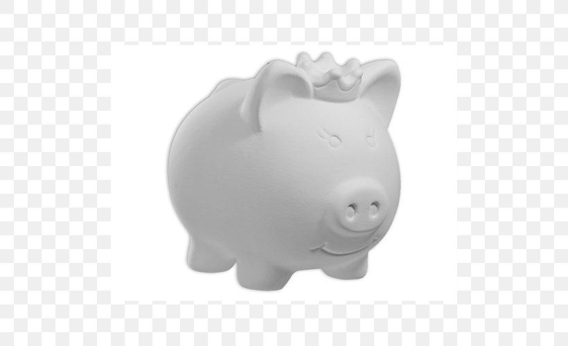 Piggy Bank Ceramic Pottery Mold, PNG, 500x500px, Pig, Bisque Porcelain, Cattle, Ceramic, Clay Download Free