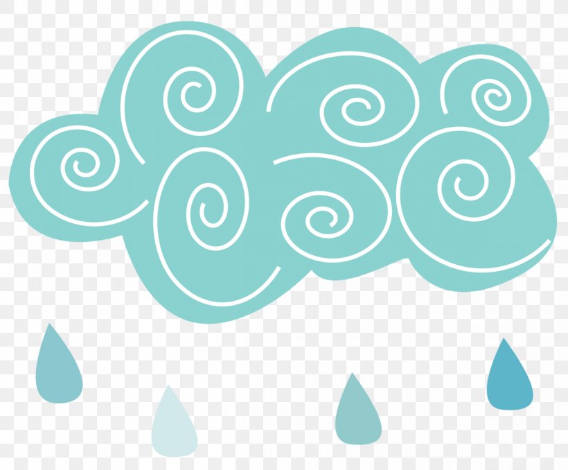 Rain Cloud Clip Art, PNG, 1200x993px, Rain, Aqua, Cloud, Cuteness, Leaf Download Free