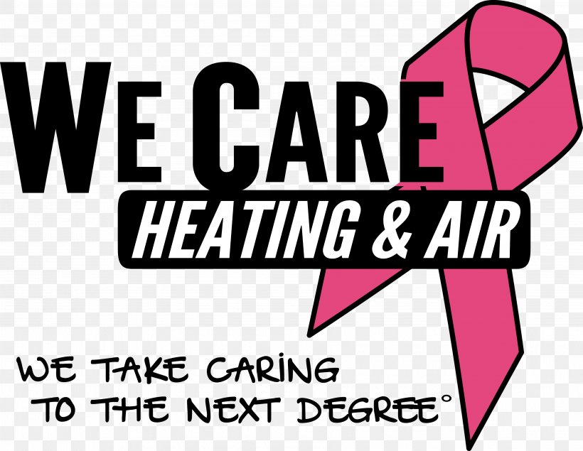 We Care Heating & Air Logo Organization Paper Font, PNG, 3616x2803px, Logo, Area, Brand, Magenta, Organization Download Free