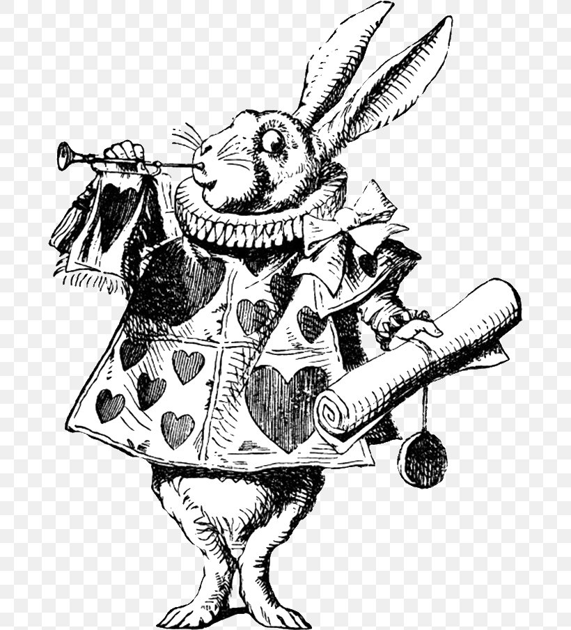 White Rabbit Alice's Adventures In Wonderland Mad Hatter March Hare, PNG, 682x905px, White Rabbit, Alice In Wonderland, Alice S Adventures In Wonderland, Aliciae Per Speculum Transitus, Armour Download Free