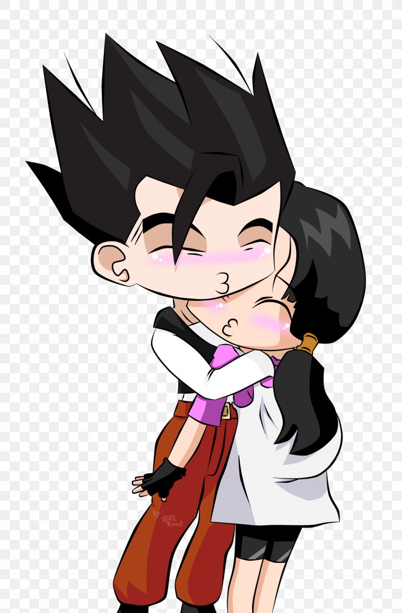 Gohan Videl Goku Vegeta Bulma, PNG, 1600x2438px, Watercolor, Cartoon, Flower, Frame, Heart Download Free