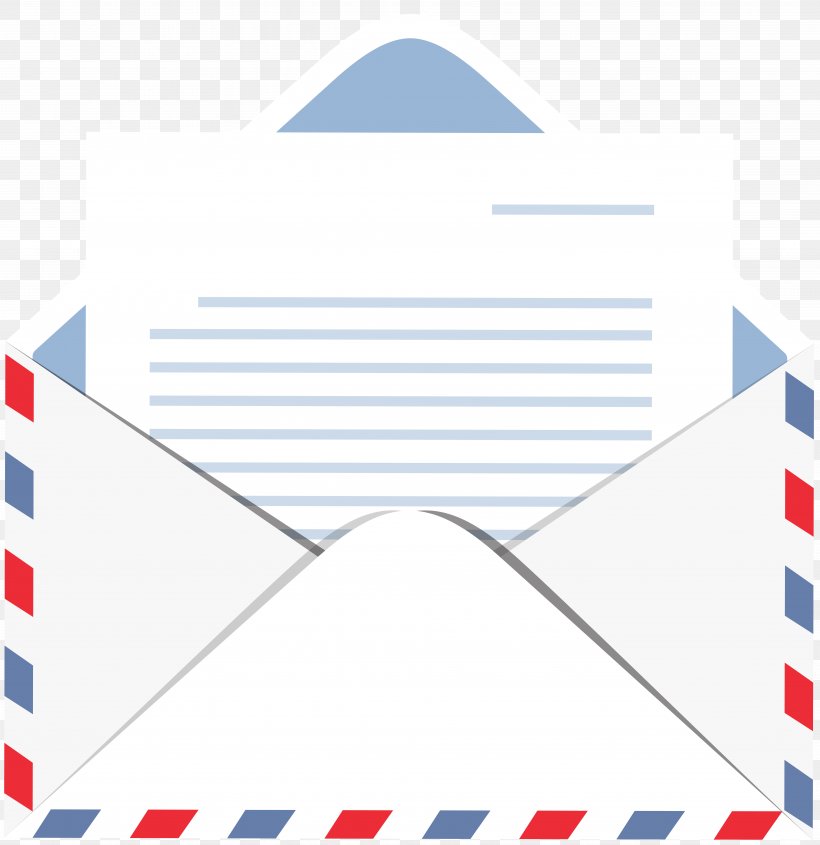 Paper Envelope Letter Clip Art, PNG, 7756x8000px, Paper, Area, Blue, Brand, Business Letter Download Free