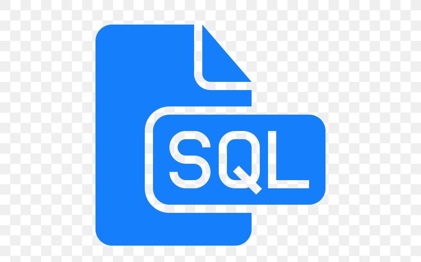 SQL Document File Format, PNG, 512x512px, Sql, Area, Blue, Brand, Database Download Free