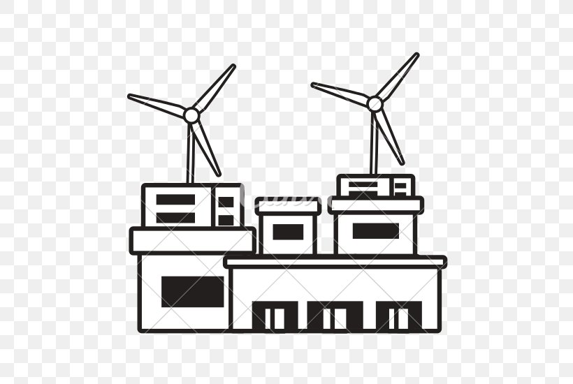 Wind Turbine Energy Wind Power, PNG, 550x550px, Wind Turbine, Area, Black And White, Brand, Building Download Free