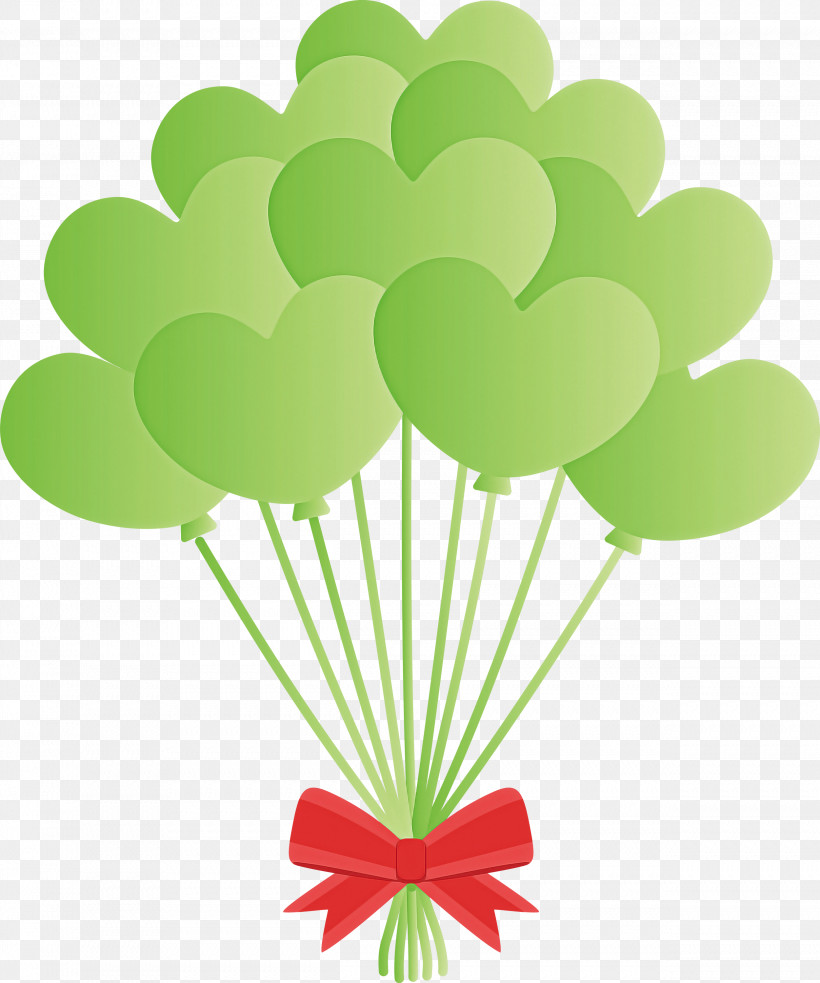 Balloon, PNG, 2501x3000px, Balloon, Clover, Grass, Green, Leaf Download Free