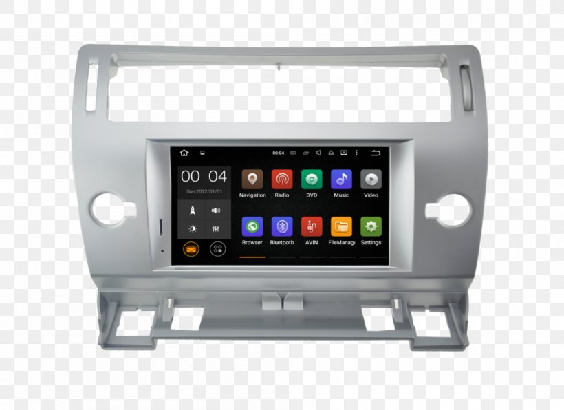 Citroën C4 GPS Navigation Systems Car DS 4, PNG, 1000x728px, Citroen, Android, Android 71, Android Marshmallow, Automotive Head Unit Download Free