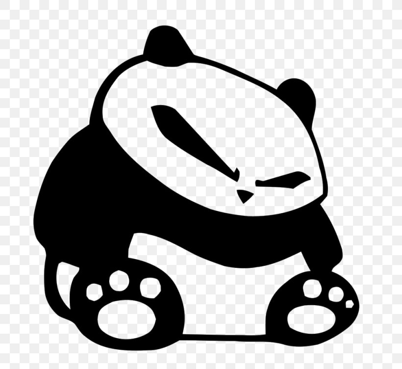 Giant Panda Car Decal Japanese Domestic Market Sticker, PNG, 768x752px, Giant Panda, Artwork, Black, Black And White, Car Download Free