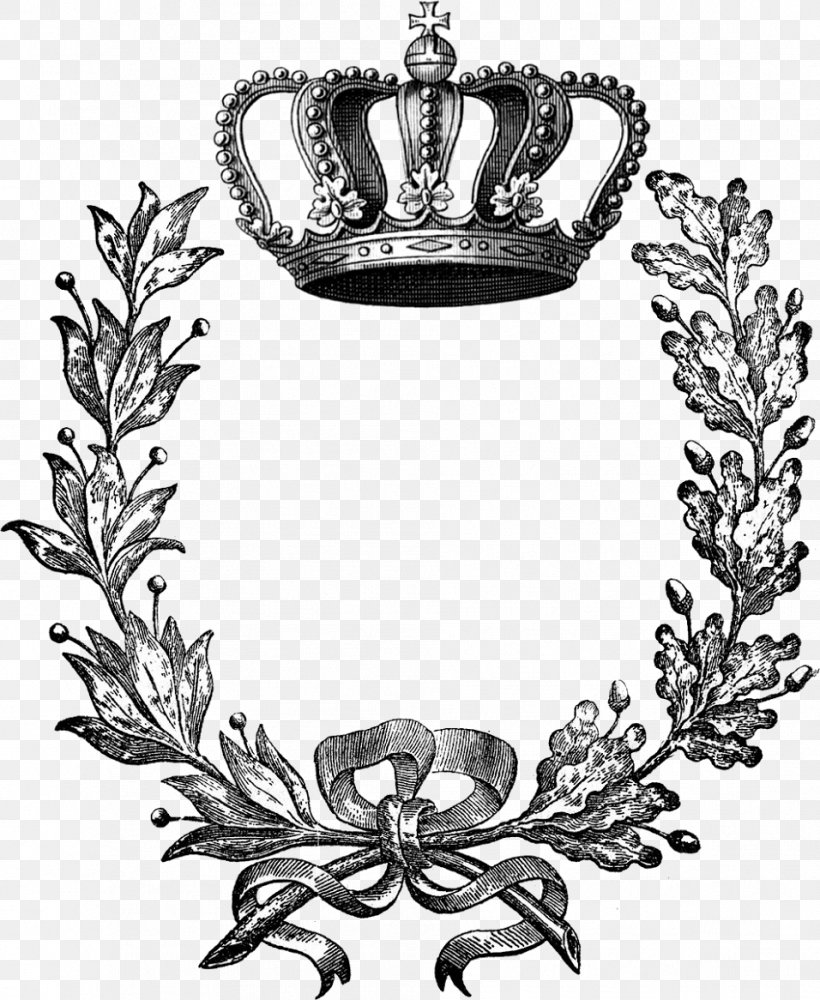 Laurel Wreath Crown Clip Art, PNG, 956x1166px, Laurel Wreath, Antique, Black And White, Craft, Crown Download Free