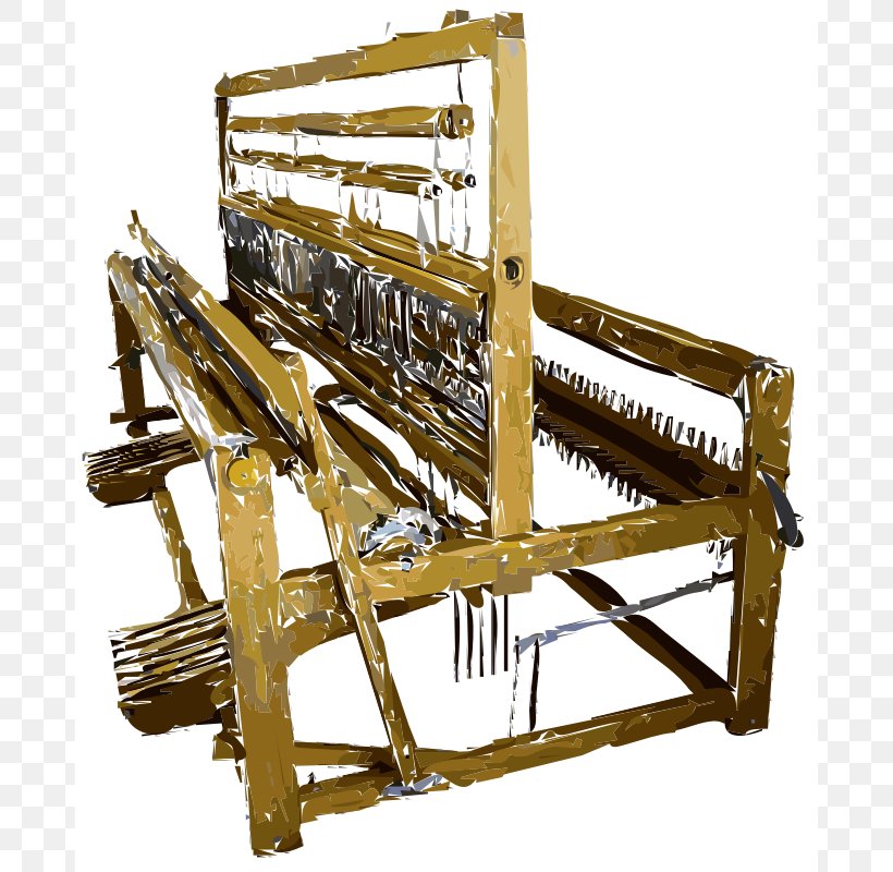 Power Loom Textile Weaving Clip Art, PNG, 684x800px, Loom, Beater, Crane, Flying Shuttle, Handloom Saree Download Free