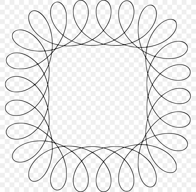 Roulette Line Geometry Curve Ellipse, PNG, 777x800px, Roulette, Arc, Area, Black, Black And White Download Free