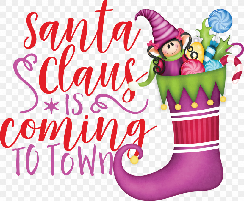 Santa Claus Is Coming Santa Claus Christmas, PNG, 3000x2471px, Santa Claus Is Coming, Artist, Christmas, Christmas Day, Christmas Stocking Download Free