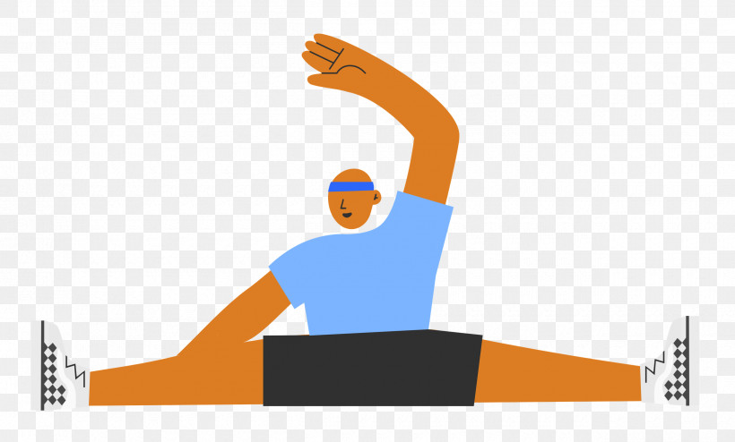 Sitting Floor Stretching Sports, PNG, 2500x1507px, Sports, Animation, Caricature, Cartoon, Drawing Download Free