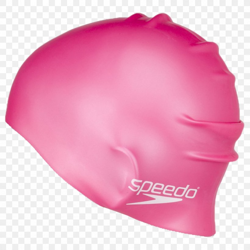 Swim Caps Speedo Adult Plain Moulded Silicone Swim Cap Swimming, PNG, 1000x1000px, Swim Caps, Cap, Headgear, Magenta, Molding Download Free