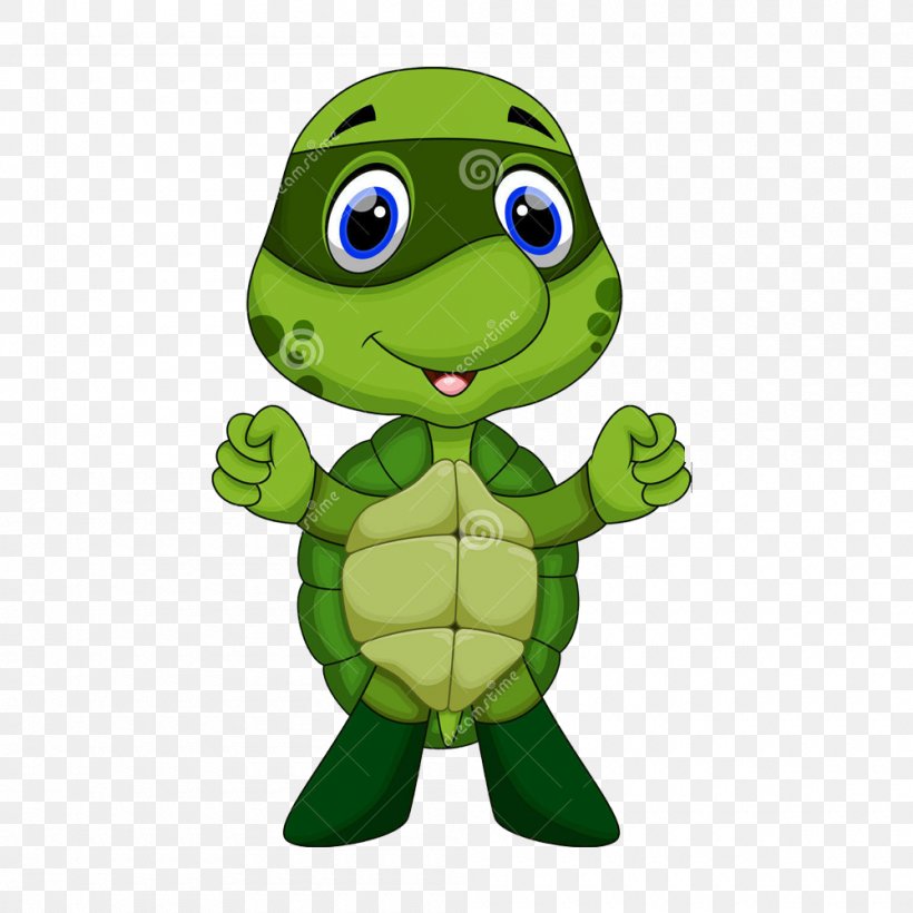 Turtle Cartoon Illustration, PNG, 1000x1000px, Turtle, Cartoon, Drawing,  Fictional Character, Green Download Free
