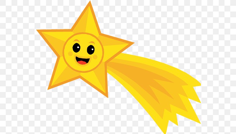 Shooting Stars Color Clip Art, PNG, 576x466px, Shooting Stars, Art, Cartoon, Color, Emoticon Download Free