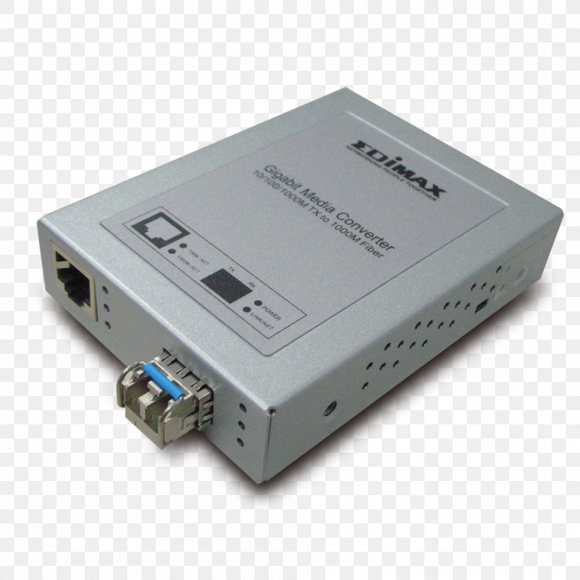 1000BASE-T Gigabit Ethernet Fiber Media Converter IEEE 802.3, PNG, 1000x1000px, 10 Gigabit Ethernet, Gigabit Ethernet, Cable, Electronic Component, Electronic Device Download Free